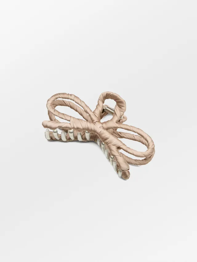 becks-ndergaard-luster-bow-haarklammer-simply-taupe-beige-12-cm image 1