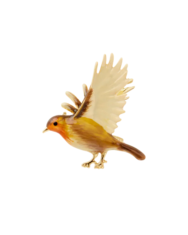 fable-england-flying-robin-brosche-rotkehlchen-emaille image 1
