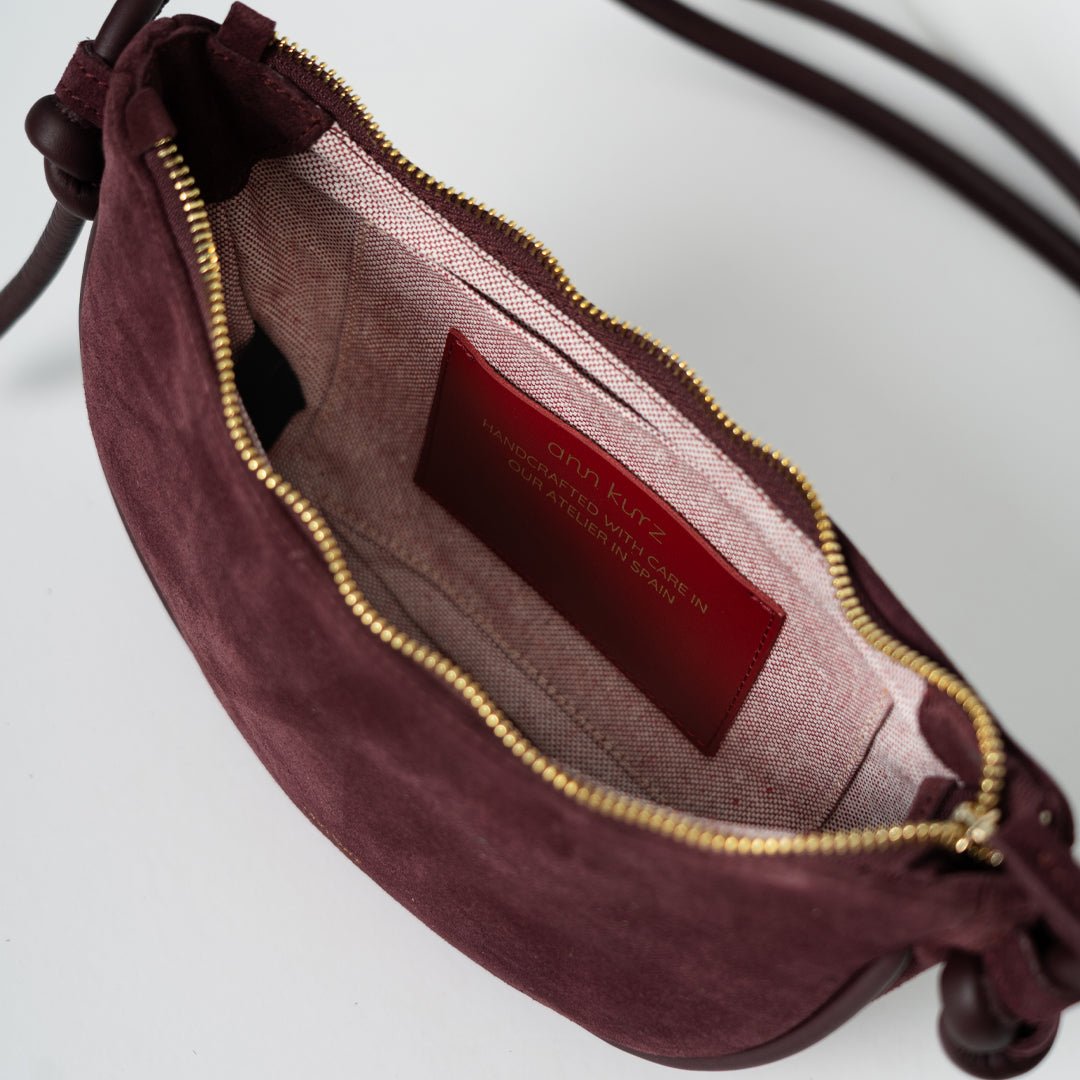 ann-kurz-mini-half-moon-umh-ngetasche-mocha-wildleder image 5