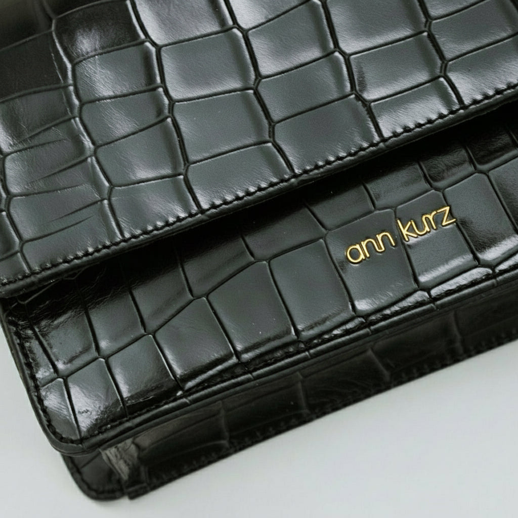 ann-kurz-perfect-square-umh-ngetasche-schwarz-croco image 3