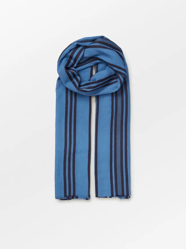 becks-ndergaard-kamea-cowea-schal-baumwolle-blau-100x200 image 1