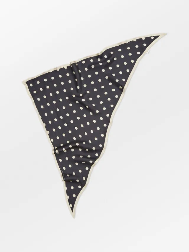 becks-ndergaard-sia-polka-triangle-seidentuch-schwarz image 1