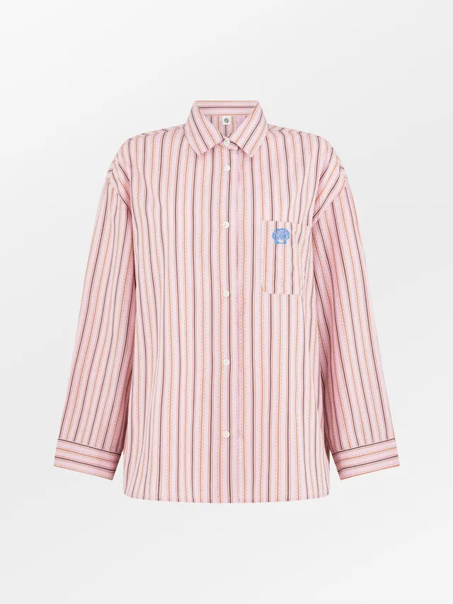 becks-ndergaard-linoa-pyjamas-shirt-pyjamahemd-rosa-bio-baumwolle image 1