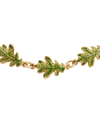 fable-england-gold-oak-leaf-armband-gold-gr-n image 3