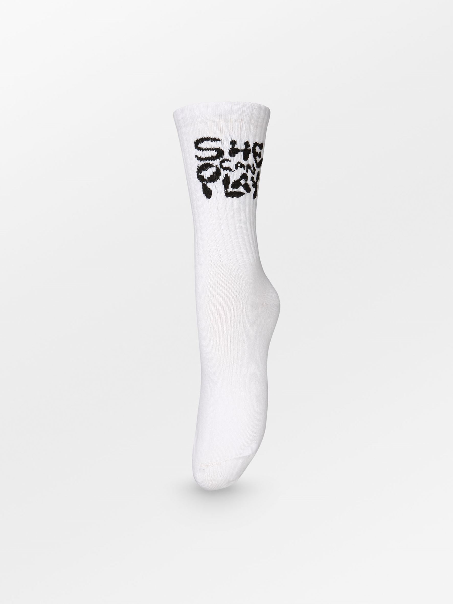 becks-ndergaard-she-can-play-sock-socken-wei-baumwolle image 1