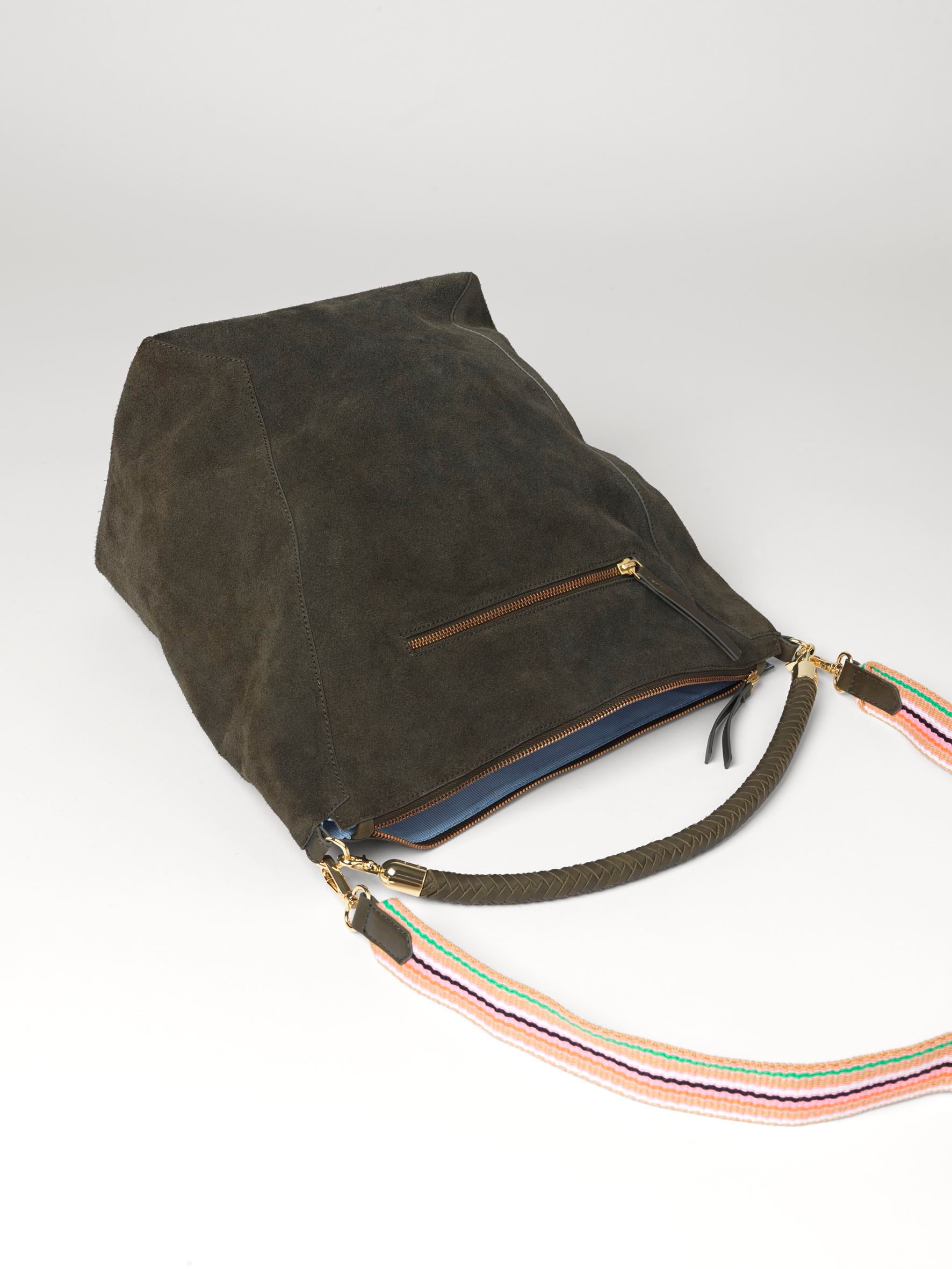 becks-ndergaard-bags-suede-everly-tasche-chive-green-wildleder image 2