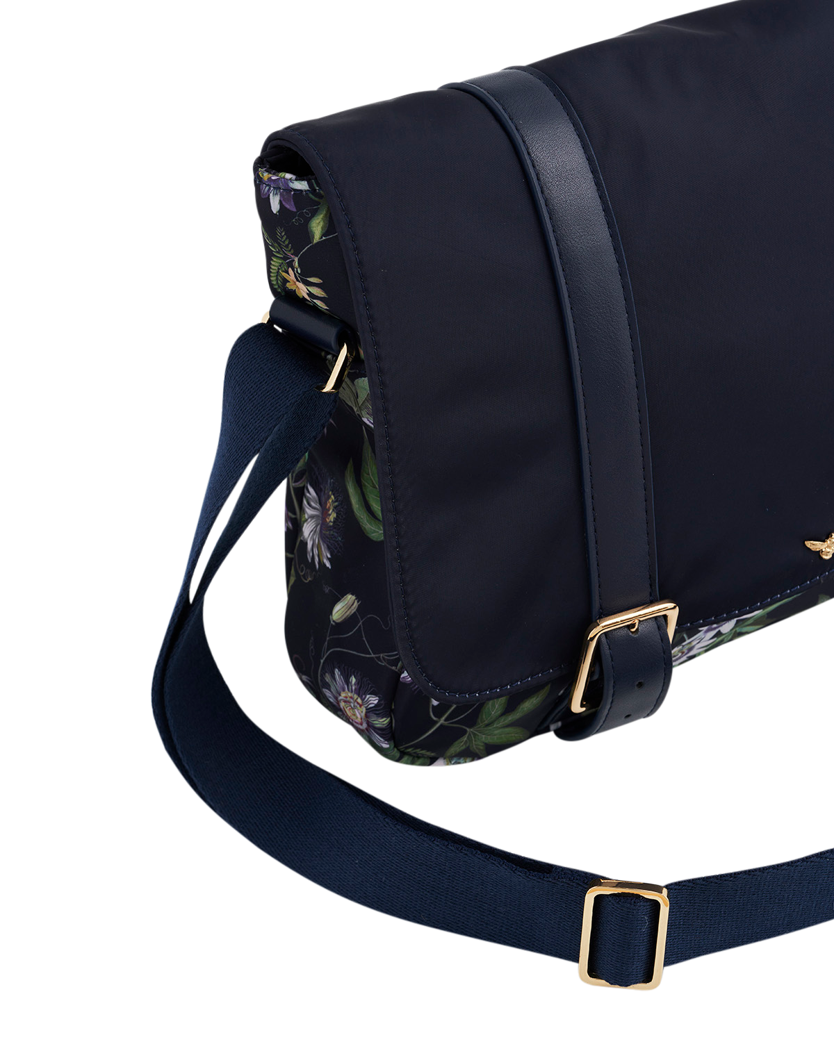 fable-england-navy-passion-flower-satchel-tasche-navy image 8