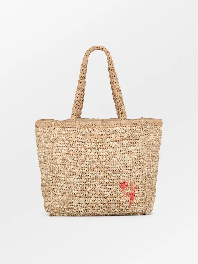 becks-ndergaard-tota-strandtasche-natur-papierstroh image 1