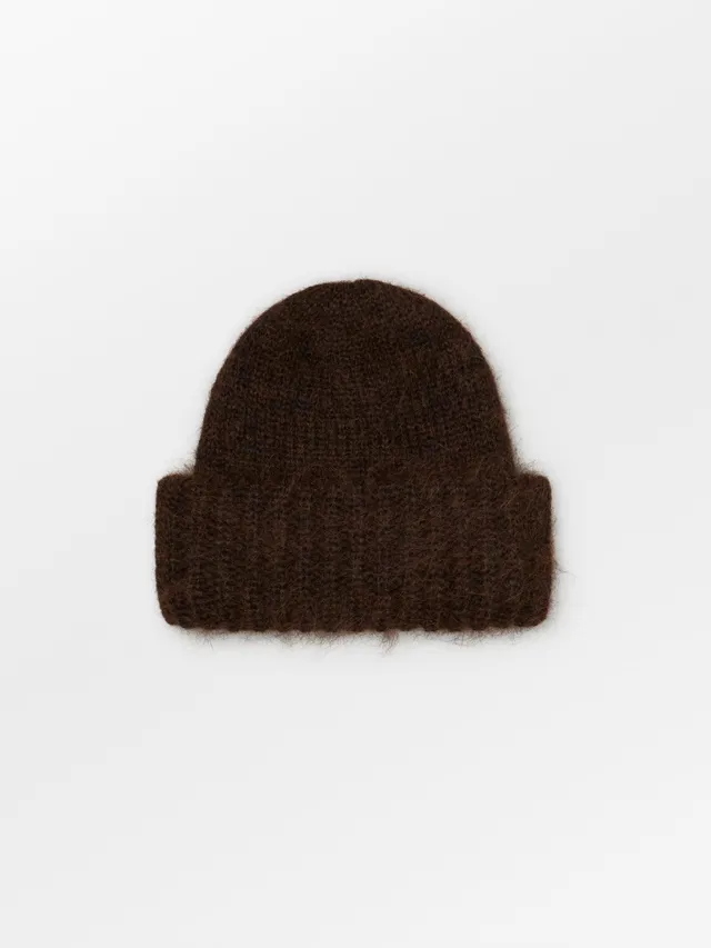 becks-ndergaard-oma-beanie-m-tze-melange-brown-mohair image 1