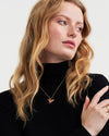 fable-england-gold-fawn-kette-reh-anh-nger-vergoldet image 2