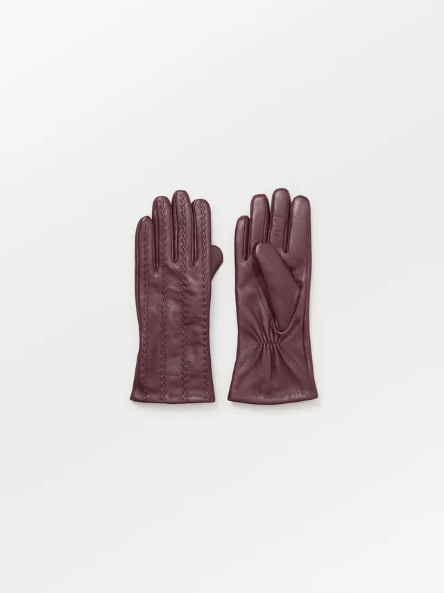 becks-ndergaard-tack-lederhandschuhe-braun-gr-7-damen image 1