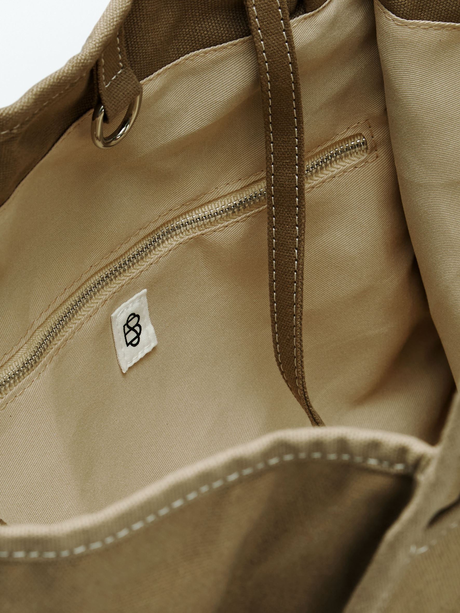becks-ndergaard-canvas-laurel-shopper-army-baumwolle image 3