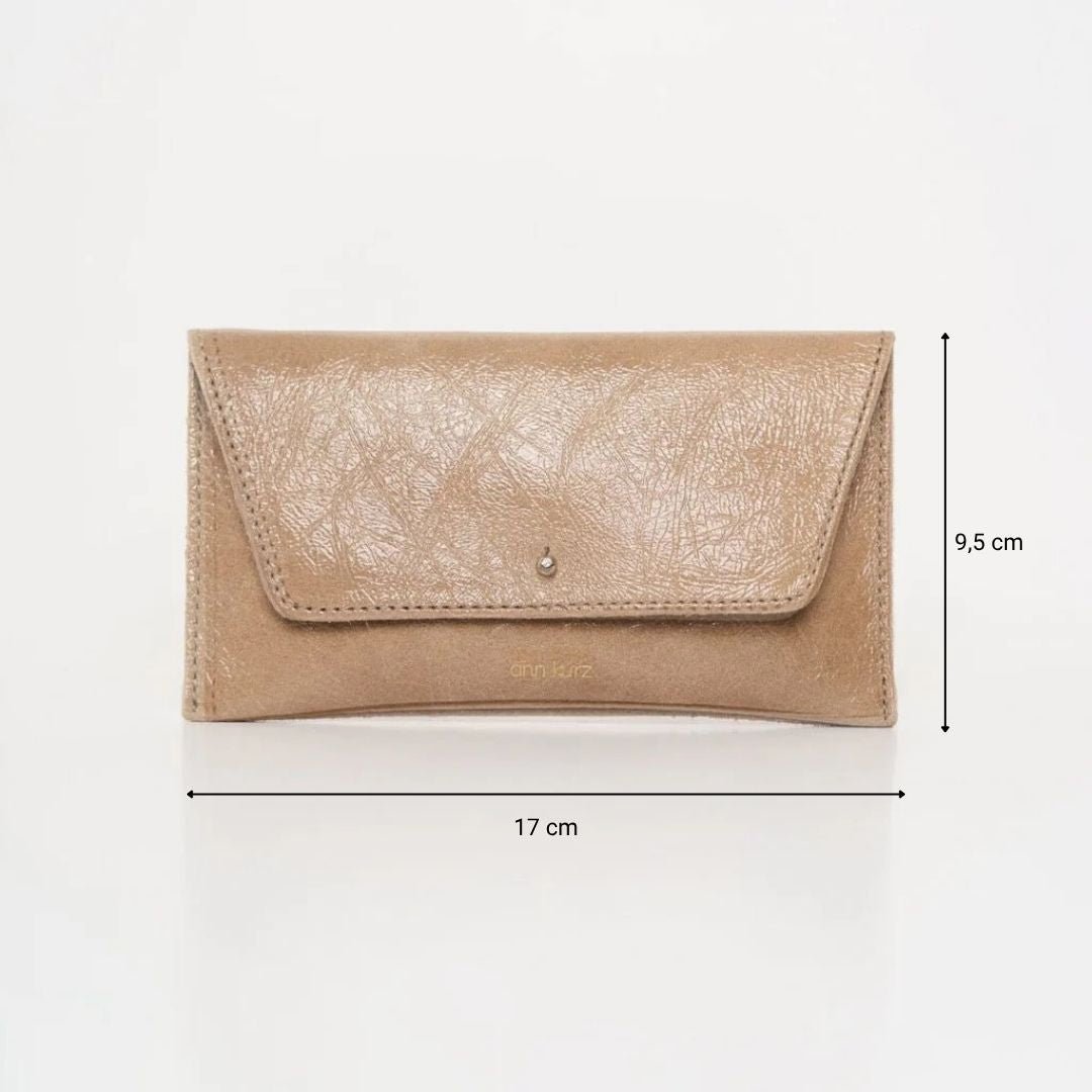 ann-kurz-mini-envelope-patent-taupe-geldb-rse-lack-rei-verschluss image 2