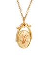 fable-england-jewellery-g-initial-gerbera-halskette-gold image 7