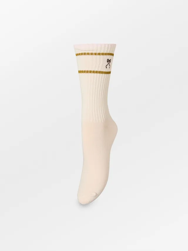 becks-ndergaard-sporty-bow-cotta-socken-off-white-rose image 1