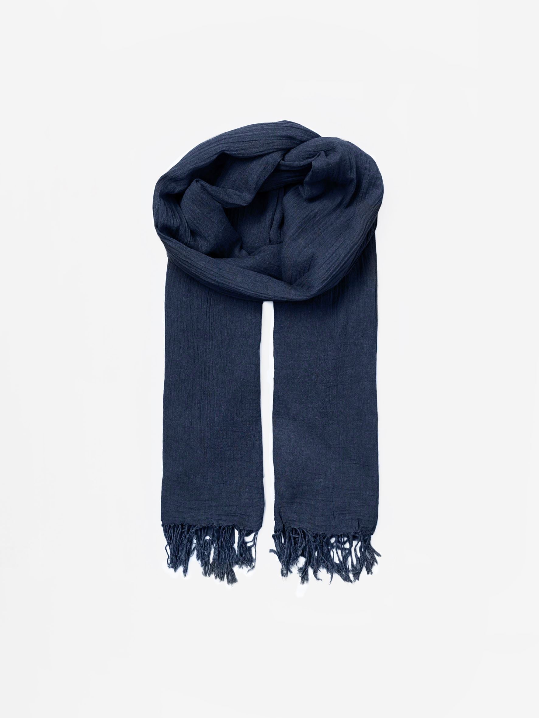 becks-ndergaard-ilona-schal-classic-navy-wolle image 1