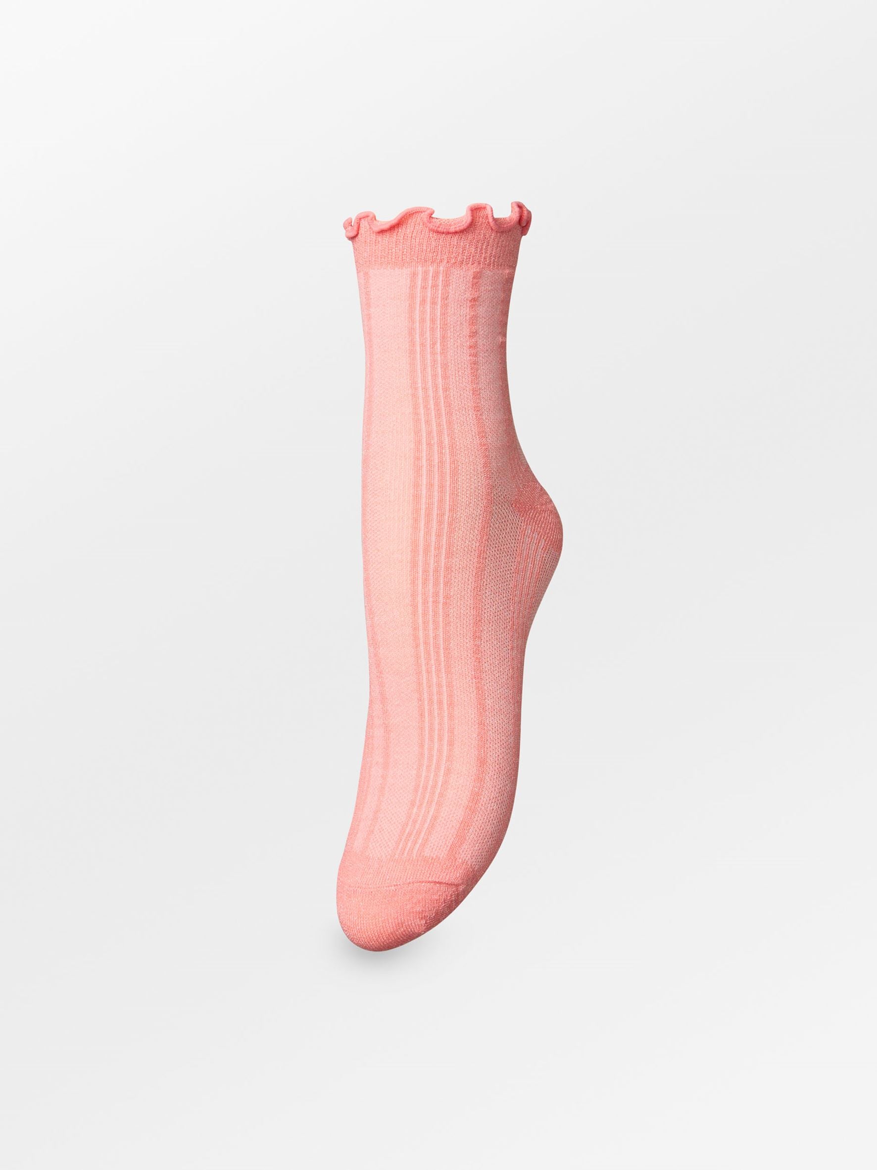 becks-ndergaard-frilla-glitter-short-sock-socken-37-39-pink-glitzer image 1