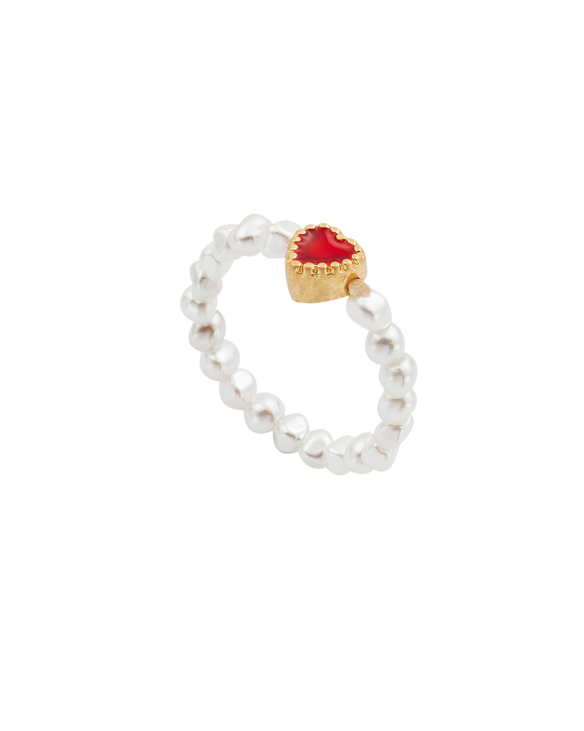 fable-england-jewellery-love-heart-pearl-ring-gold-perlen image 1