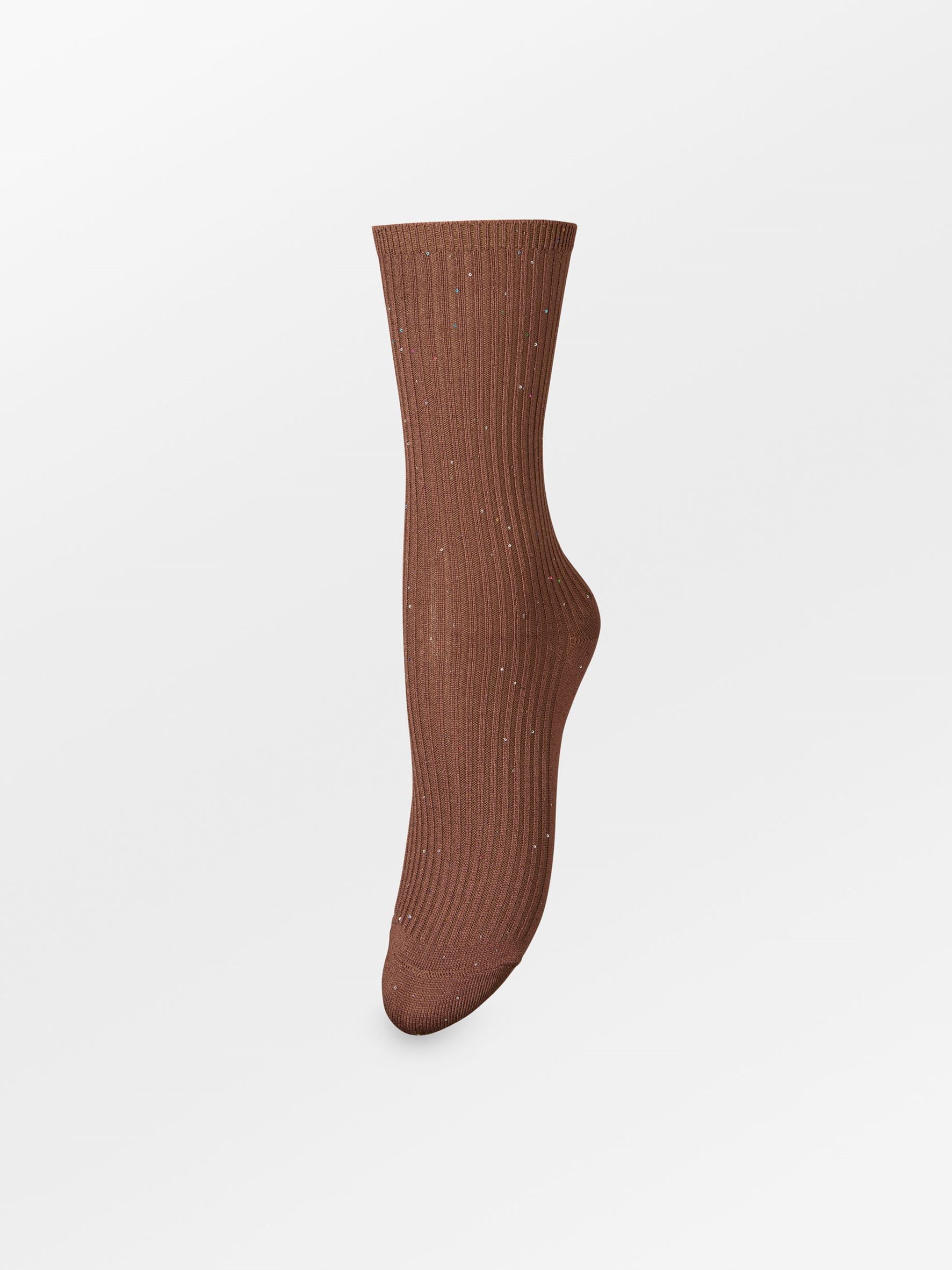 becks-ndergaard-telva-sequin-socken-braun-37-39-pailletten image 1