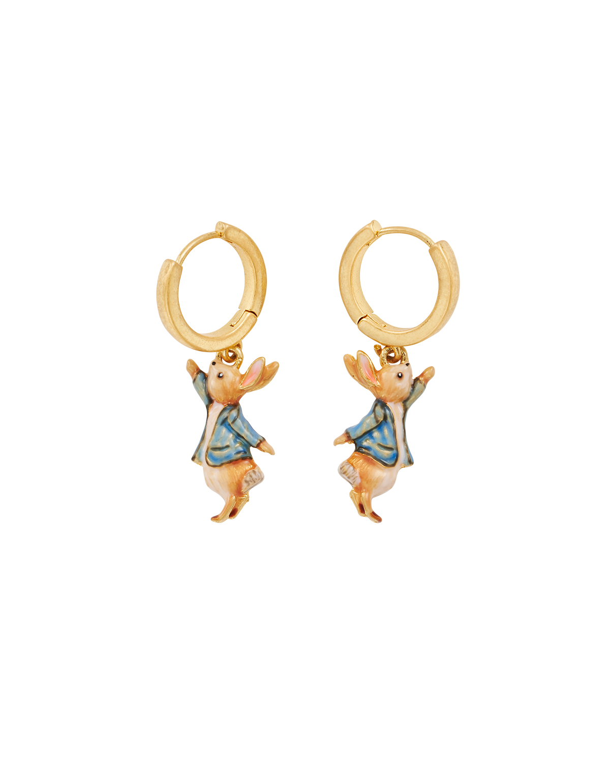fable-england-jewellery-peter-rabbit-huggie-ohrringe-gold image 1