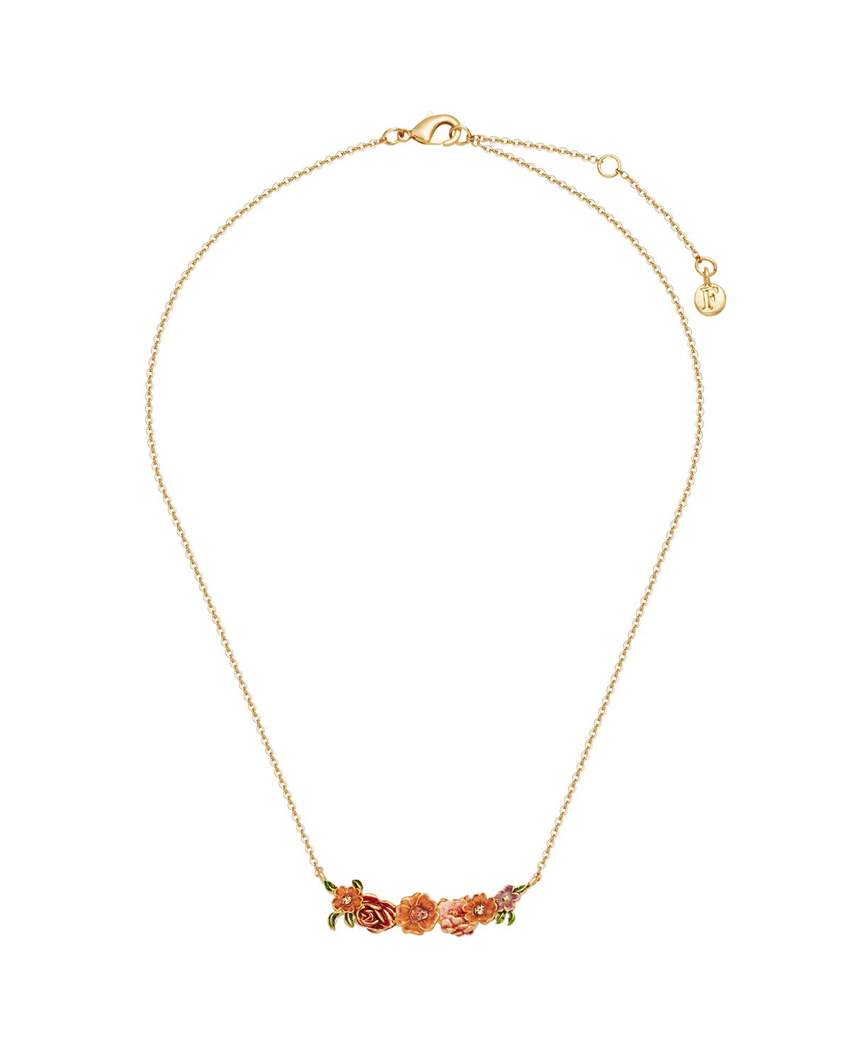 fable-england-eve-floral-choker-halskette-gold-rosenanh-nger image 3