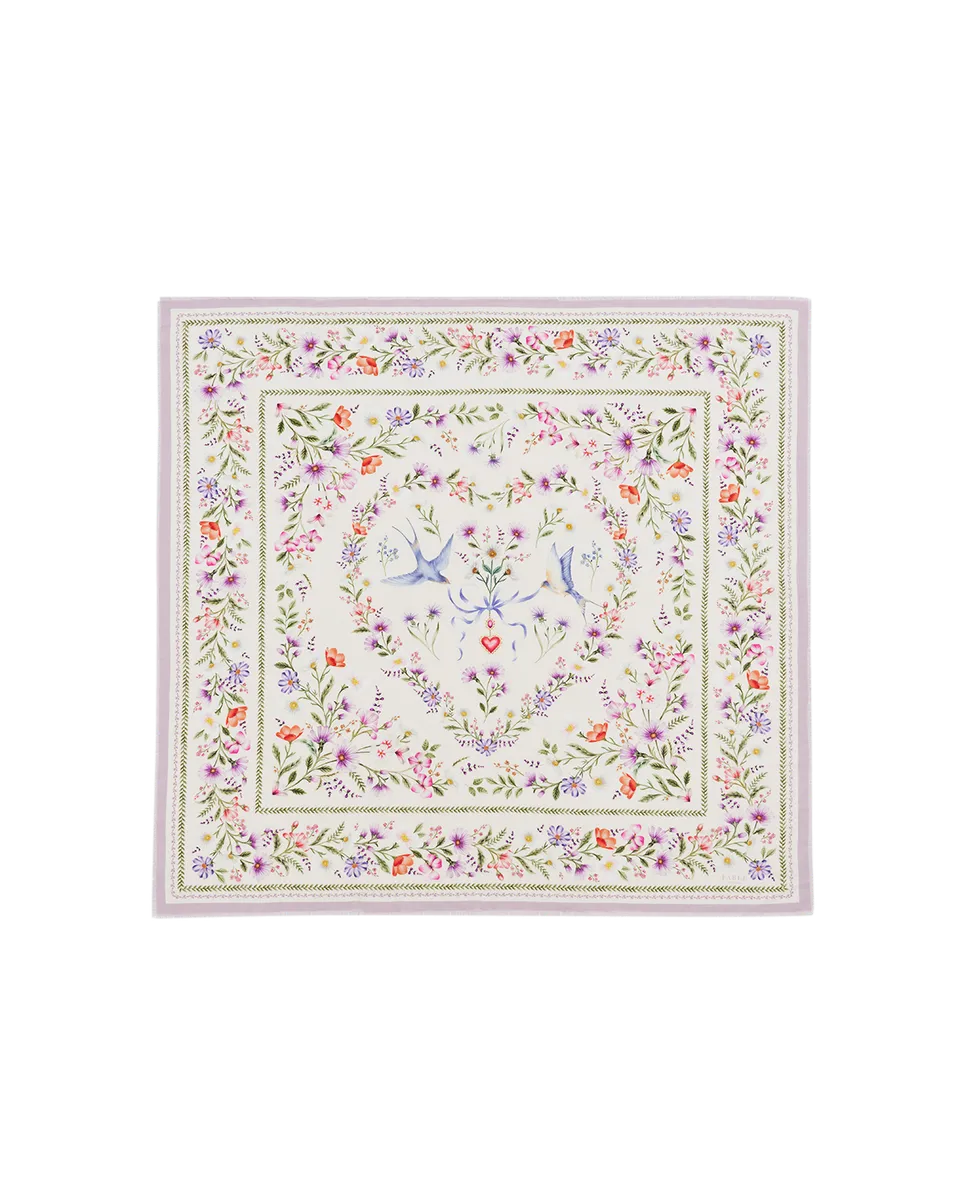 fable-england-forget-me-not-tuch-creme-quadratisch-floral image 1