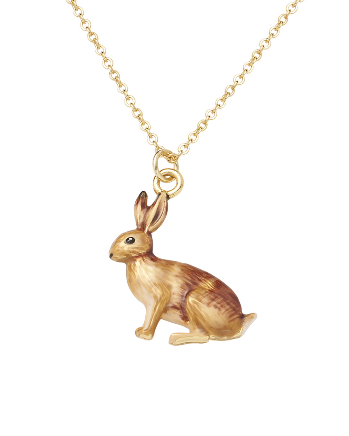 fable-england-enamel-rabbit-halskette-gold-hase-41-cm image 1