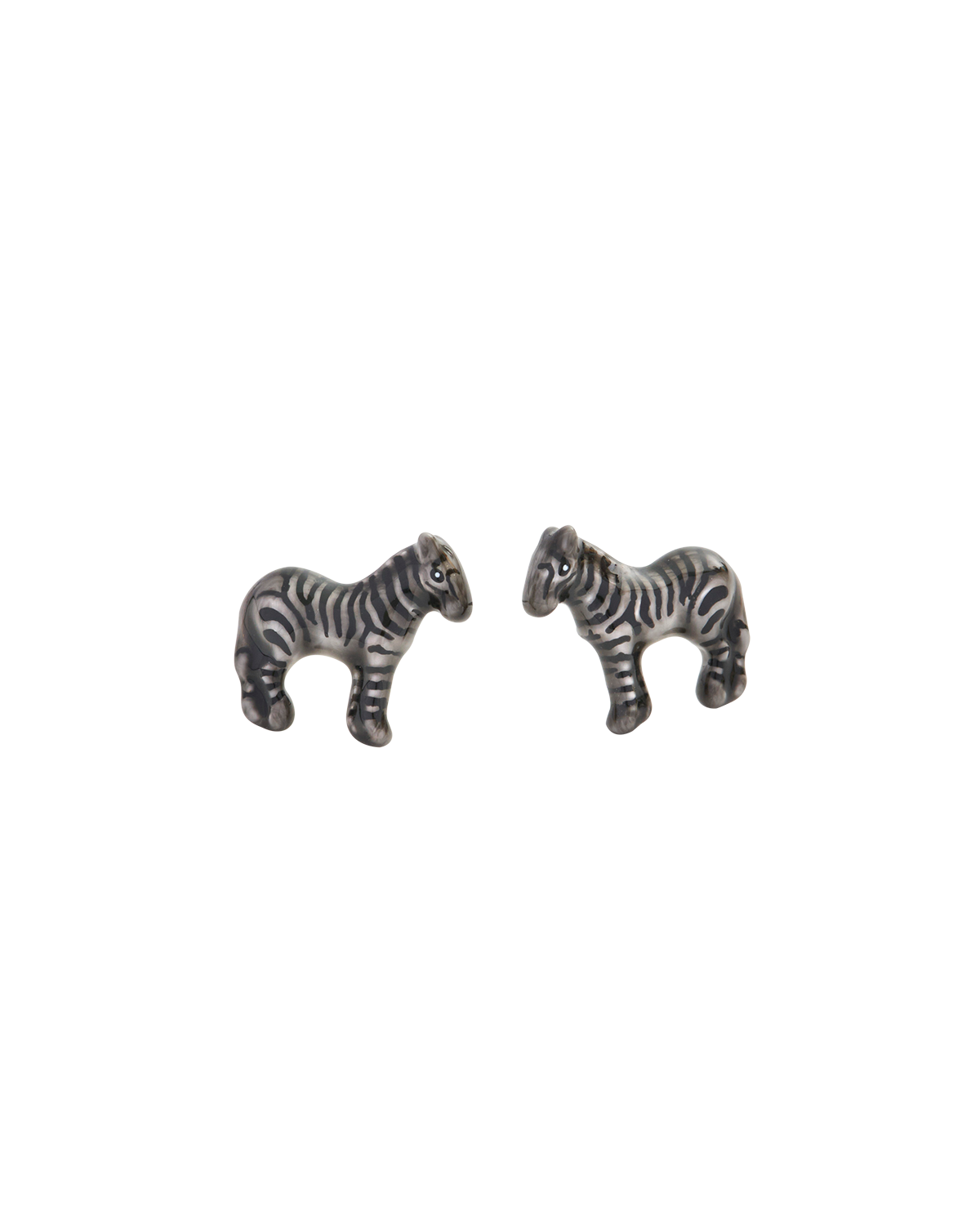 fable-england-zebra-ohrstecker-emaille-handbemalt image 1