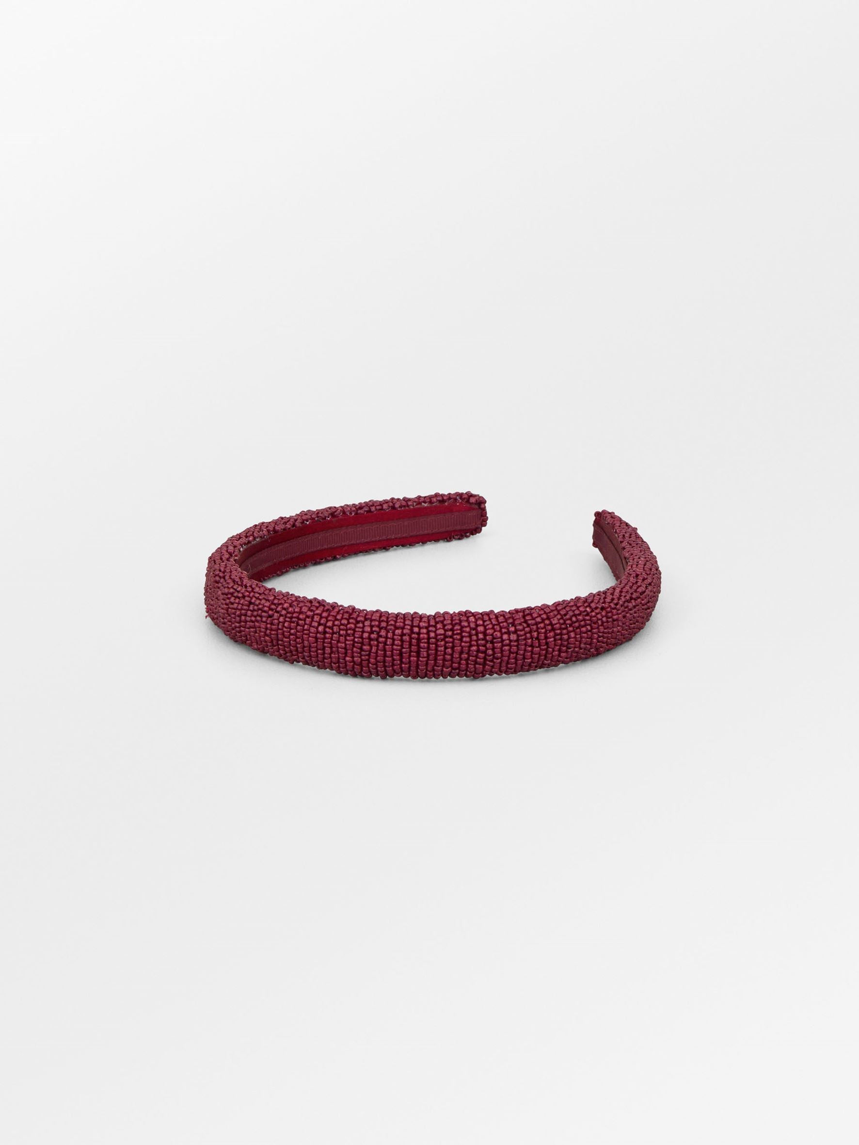 becks-ndergaard-solid-slim-beaded-haarband-onesize-glasperlen image 1