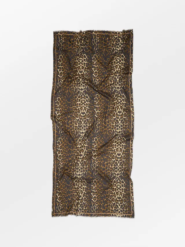 becks-ndergaard-leopa-long-cotta-scarf-schal-multi-col-baumwolle image 1