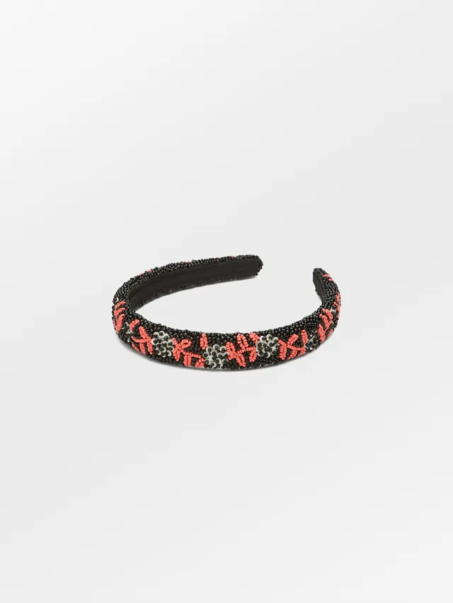 becks-ndergaard-brombeere-slim-beaded-haarband-schwarz-1-5cm image 1