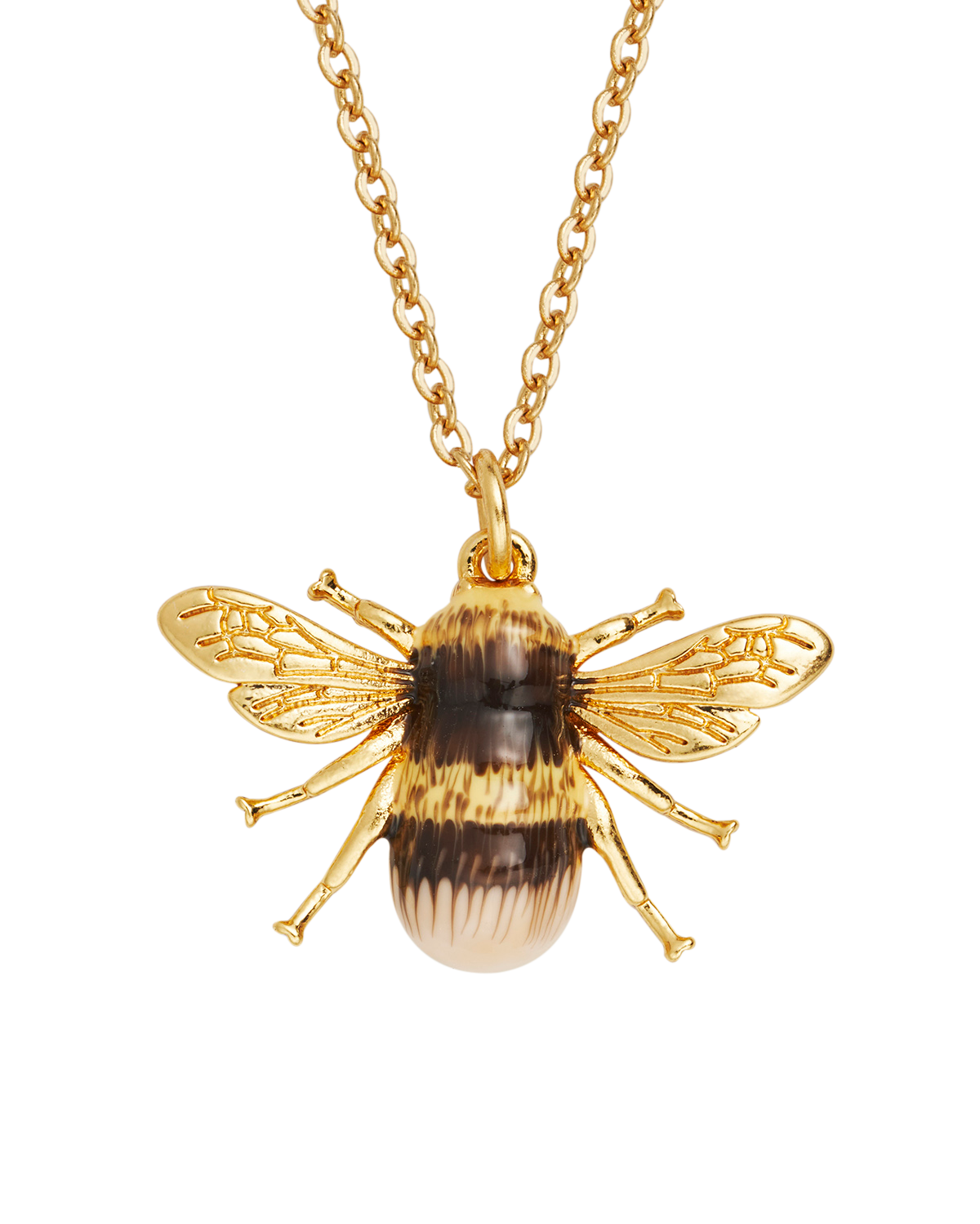 fable-england-honey-bee-halskette-gold-biene-emaille image 1