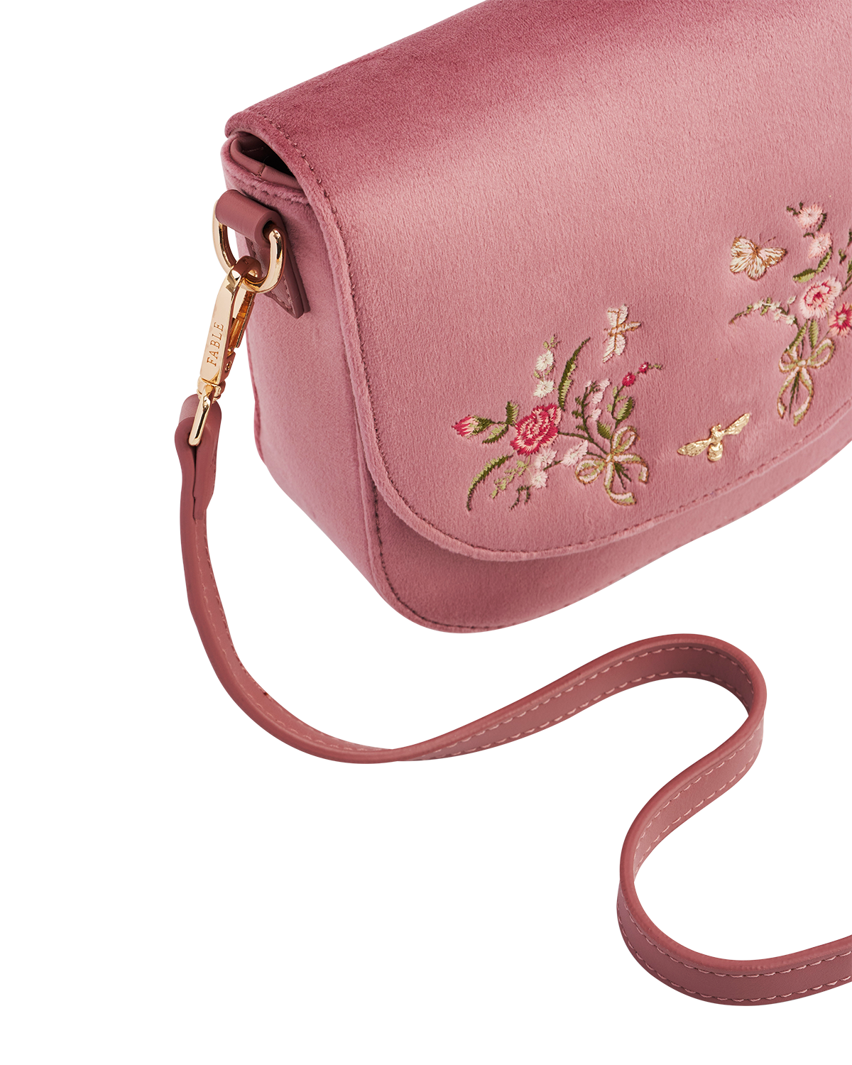 fable-england-beth-saddle-bag-rosa-samt-bestickt image 5