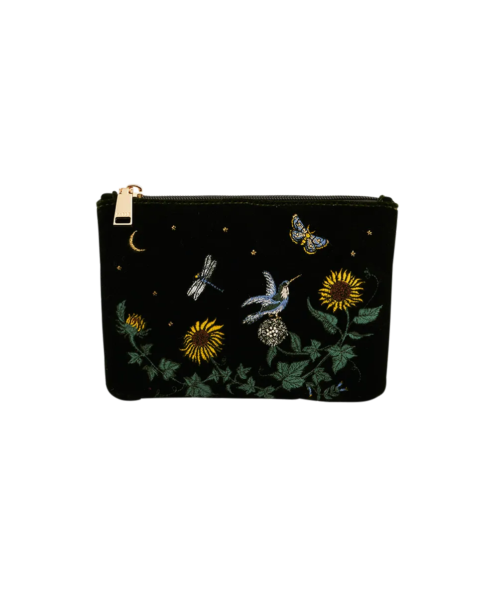 fable-england-green-sunflower-pouch-samt-gr-n image 1