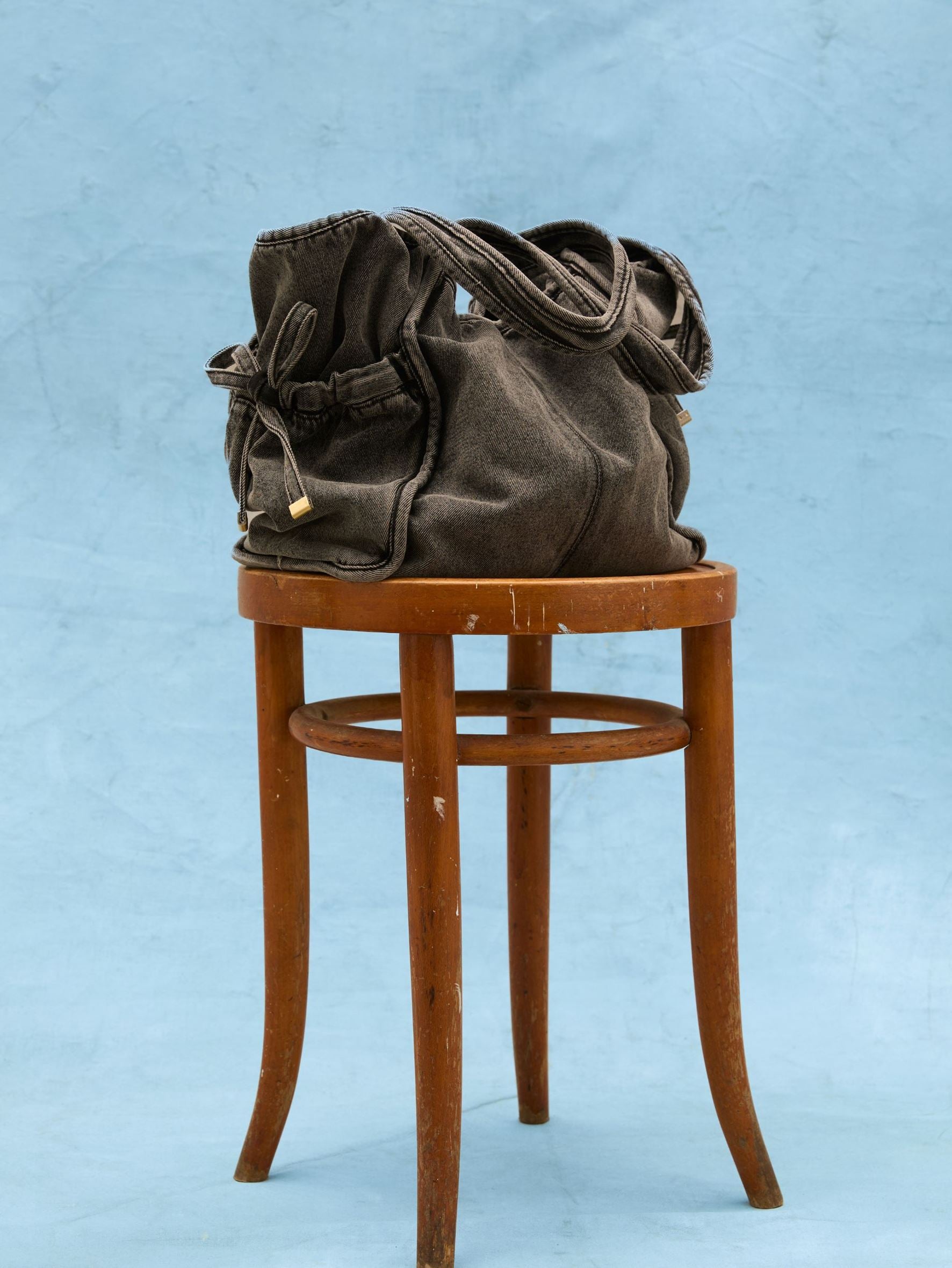 becks-ndergaard-washed-denima-laurel-tasche-stonewash-grey image 3