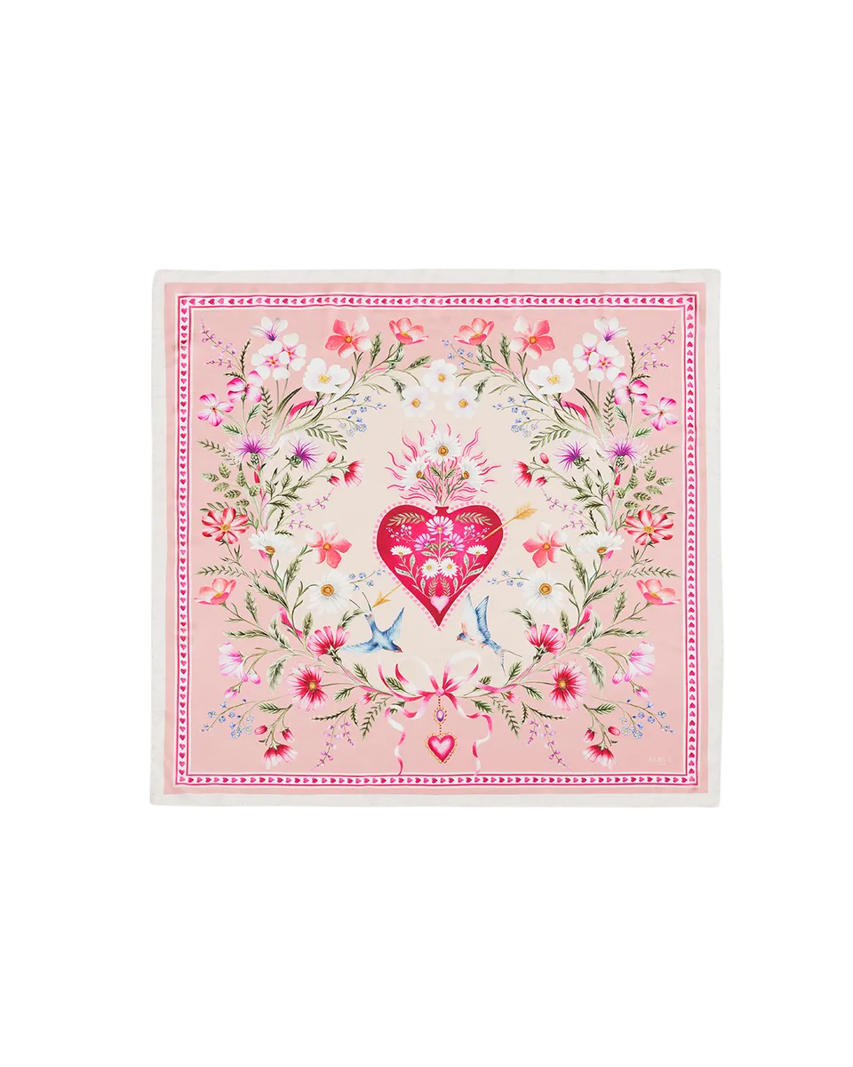 fable-england-penelope-tuch-rosa-quadrat-blumen image 1
