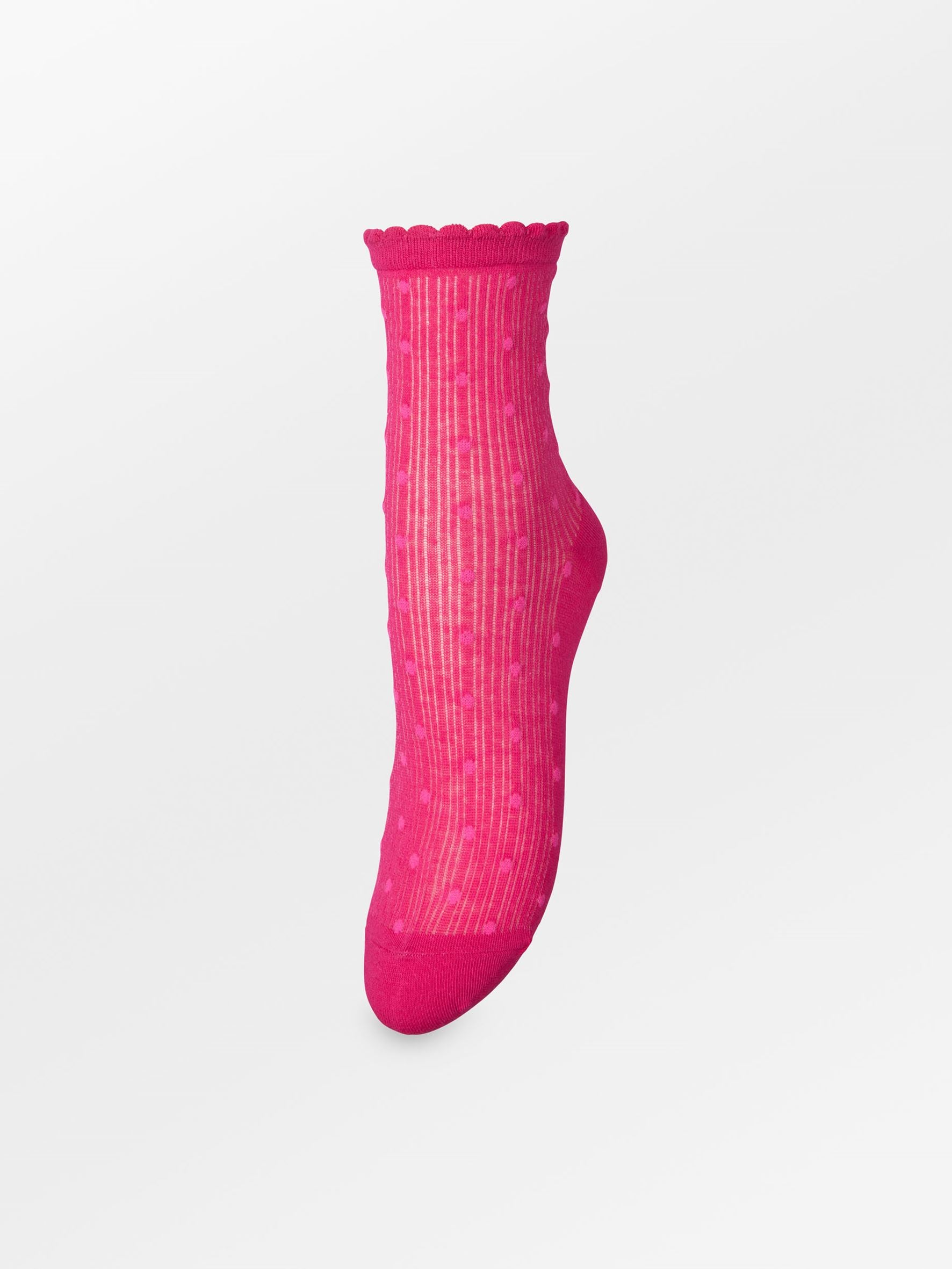 becks-ndergaard-dotia-sheer-socken-feinsocken-carmine-pink image 1