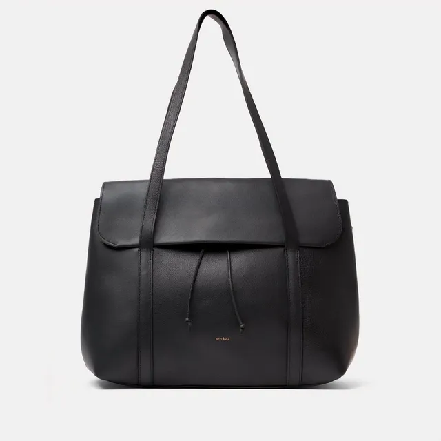 ann-kurz-greatest-shopper-nappa-black-shopper-leder-13-zoll image 1