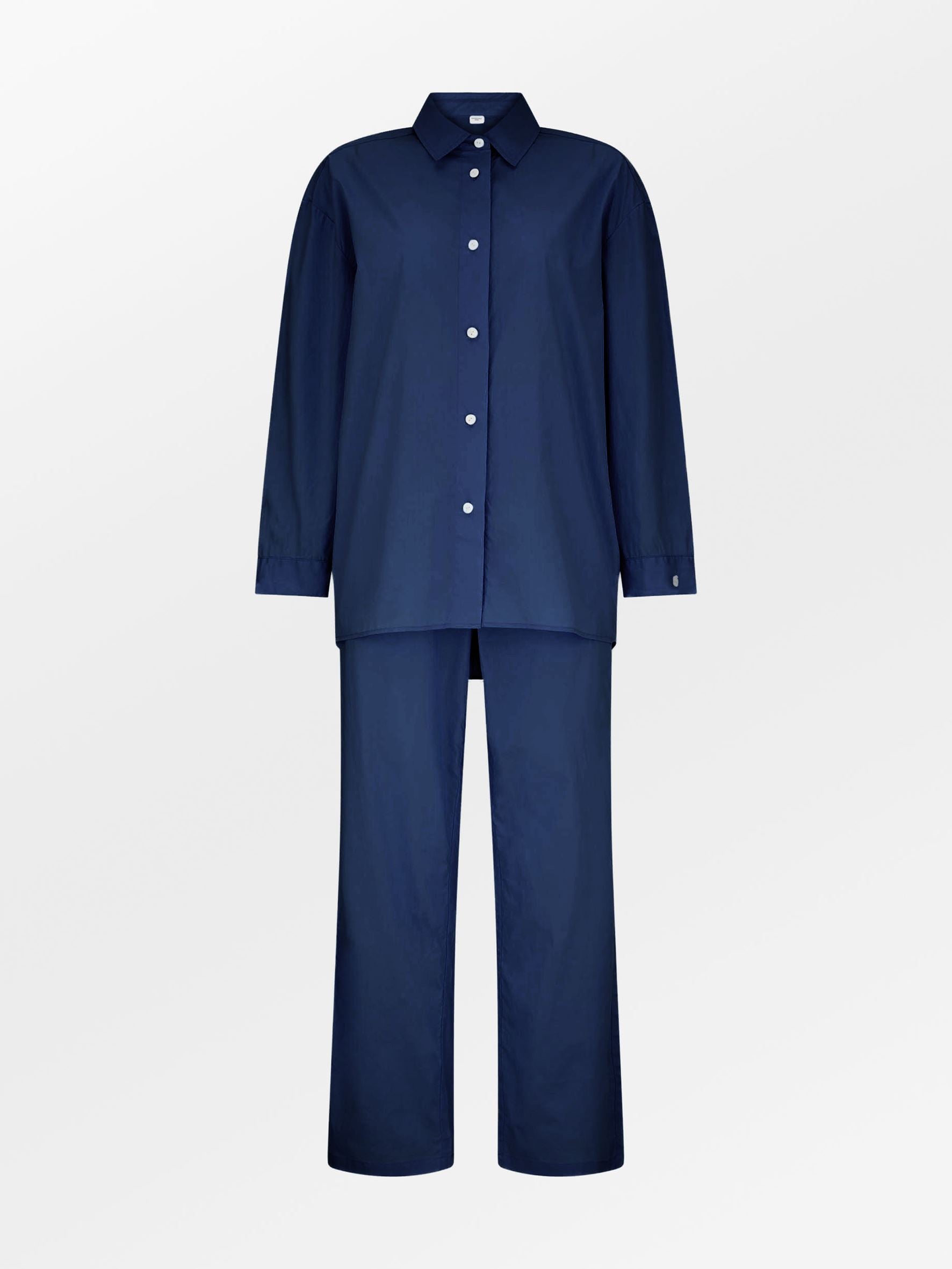 becks-ndergaard-homewear-essential-pyjamas-set-pyjama-navy-blue image 1