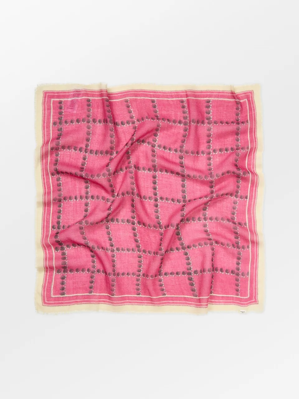 becks-ndergaard-brombeere-wica-schal-tuch-pink-65x65-kariert image 1