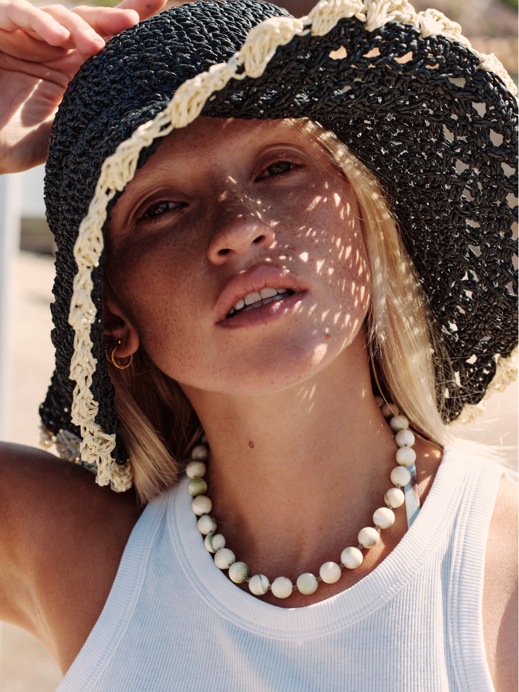 becks-ndergaard-connie-straw-hat-strohhut-schwarz-m-l image 2