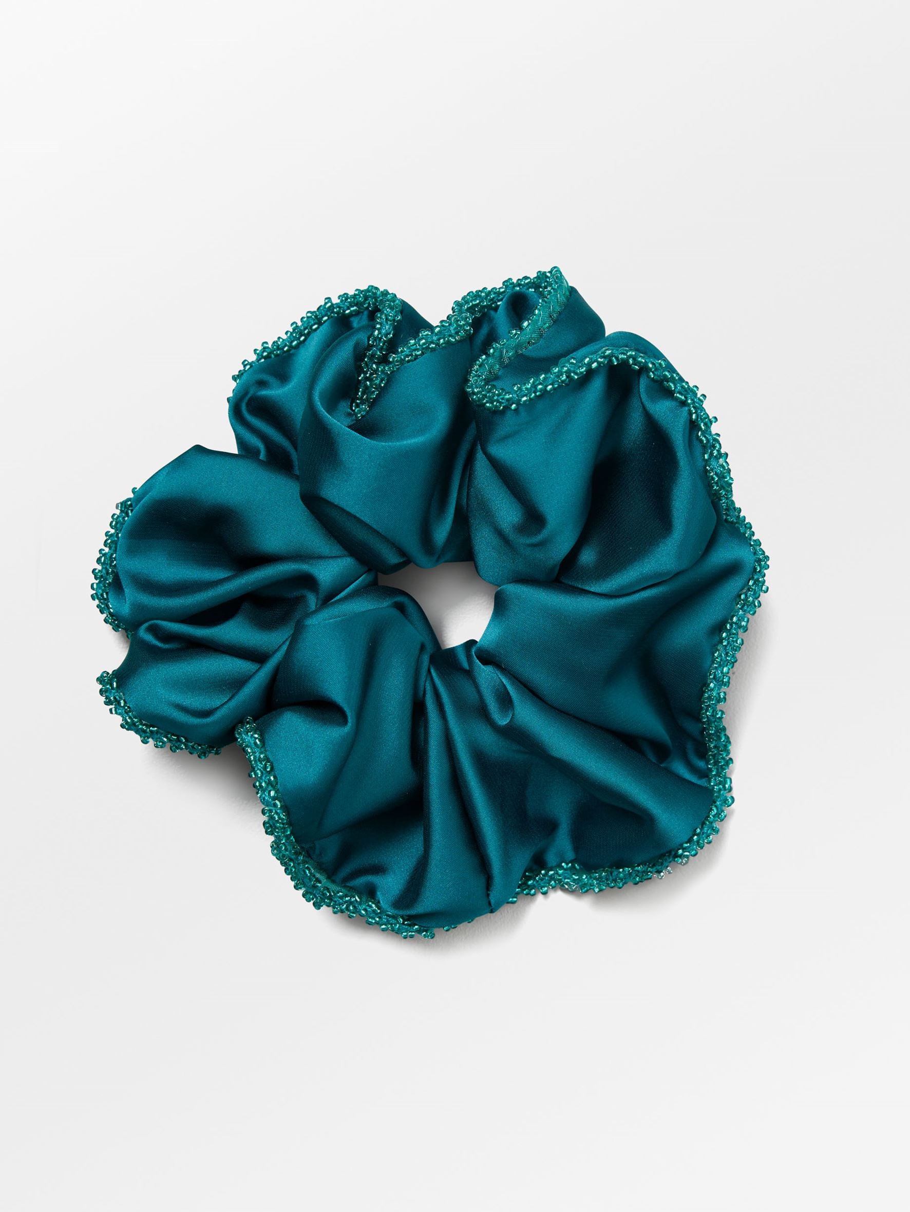 becks-ndergaard-luster-bead-scrunchie-spruced-green-perlen image 1