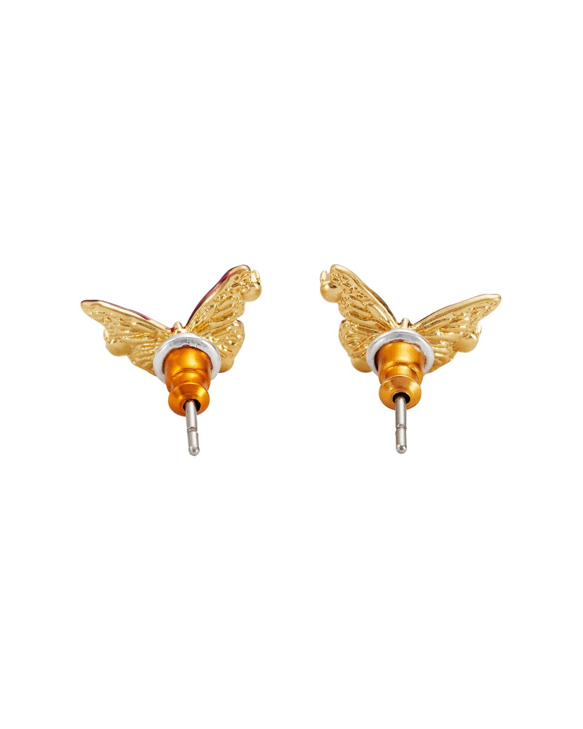 fable-england-eve-butterfly-ohrstecker-gold-schmetterling image 4