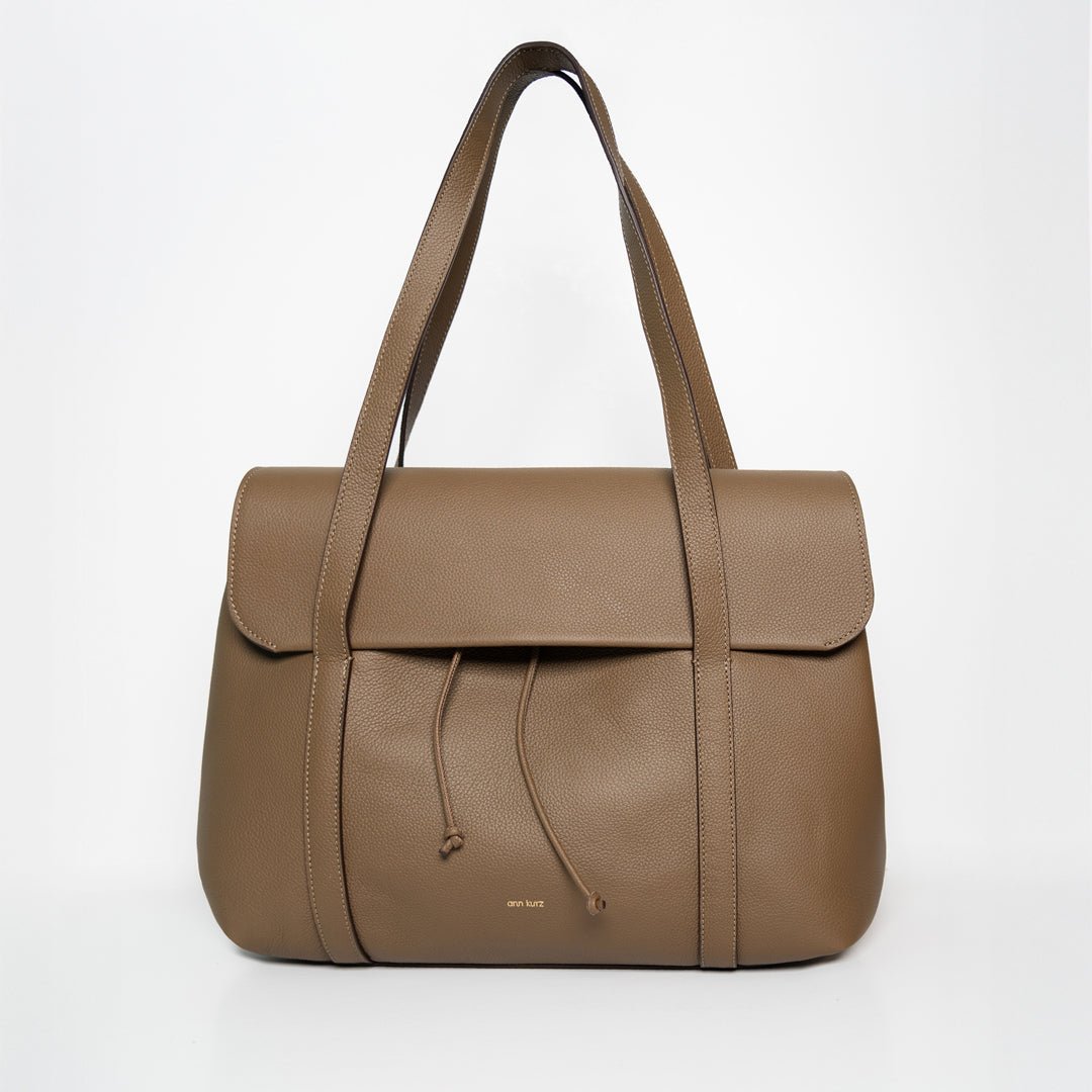 ann-kurz-greatest-shopper-tote-leder-grained-taupe image 1