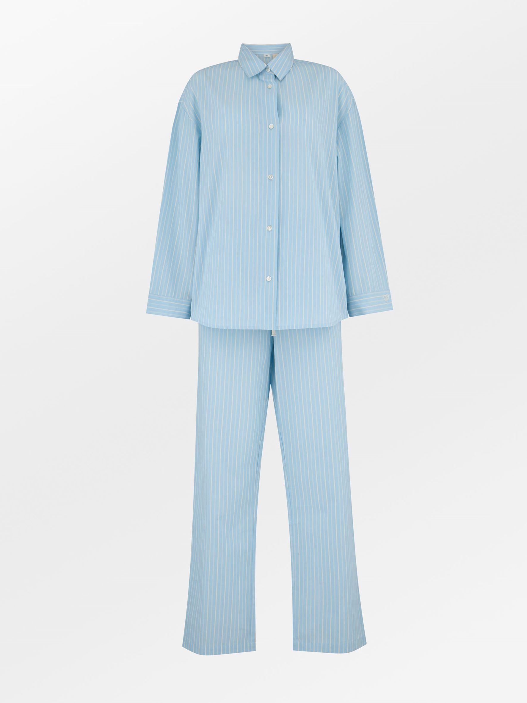 becks-ndergaard-suri-pyjama-set-schlafanzug-bio-baumwolle-gestreift image 1