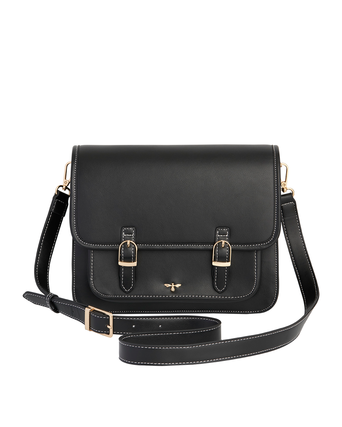 fable-england-black-satchel-handtasche-schwarz-pilz-26cm image 1