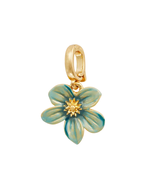 fable-england-forget-me-not-charm-gold-blume image 1