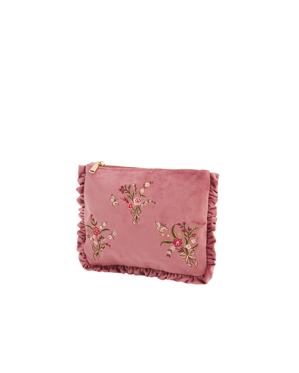 fable-england-floral-posy-pouch-samt-rosa-bestickt-m image 3
