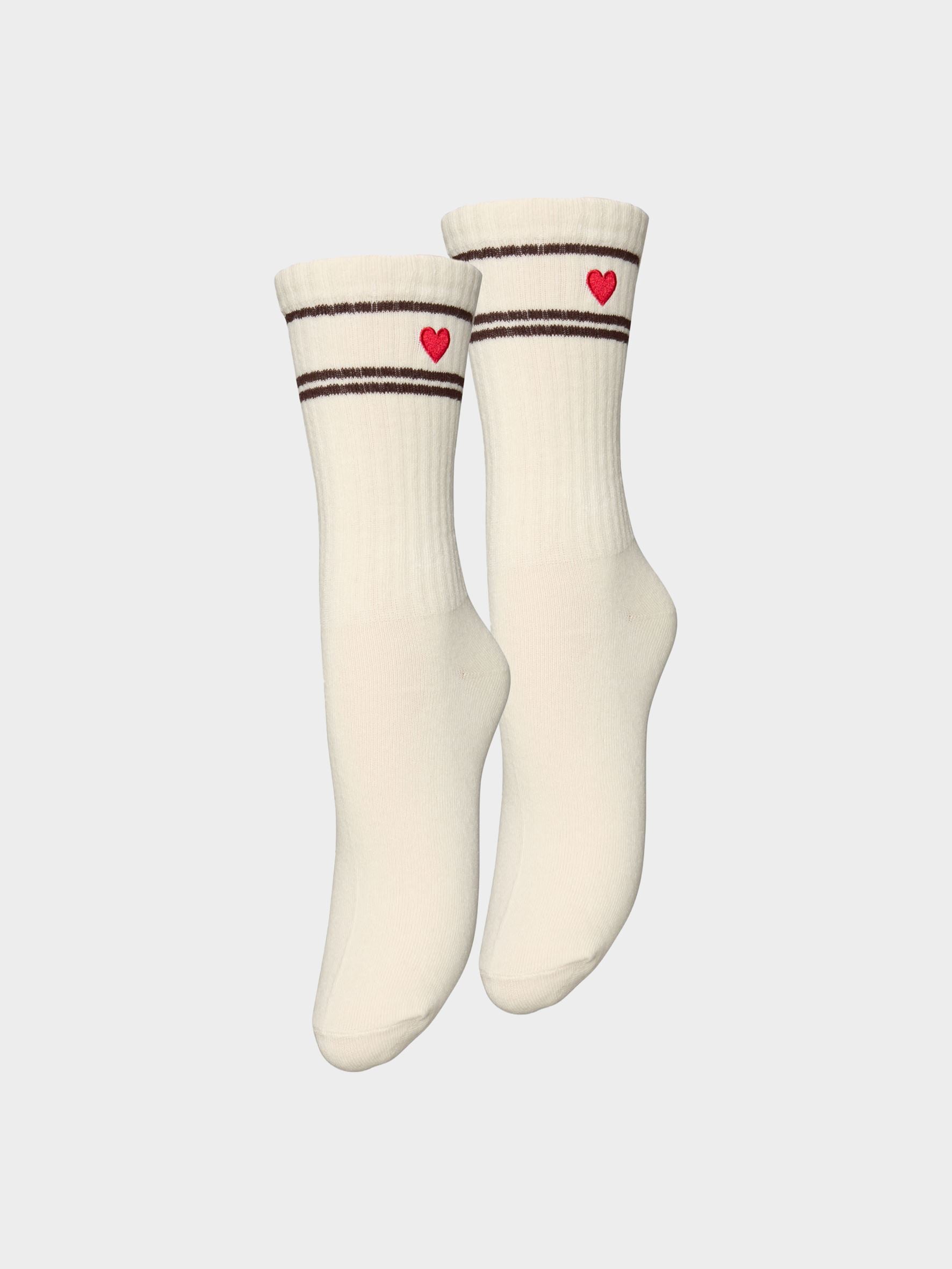 becks-ndergaard-heart-cotta-sock-socken-2er-pack-braun-rot image 1