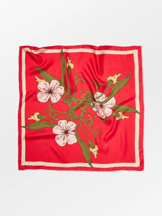 becks-ndergaard-magna-flower-sia-seidentuch-adrenaline-red image 1